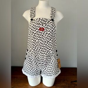 Dickies Checkered Short Overalls